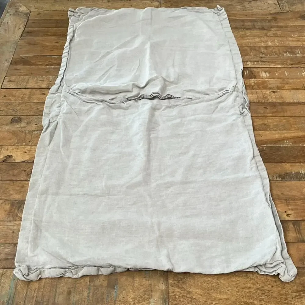 Simple & Opulence 100% Linen Taupe Pillowcases 35